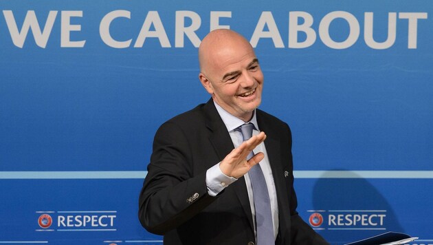 UEFA-Generalsekretär Gianni Infantino (Bild: AFP)