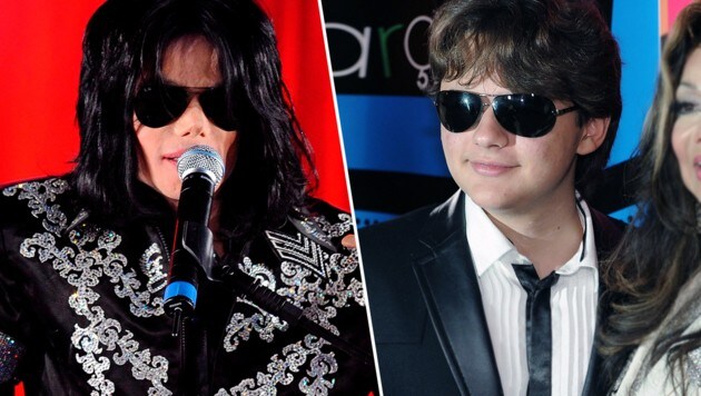 Michael Jackson (links) soll nicht der leibliche Vater von Prince Michael (rechts) sein. (Bild: APA/EPA/STR, APA/EPA/Henning Kaiser)