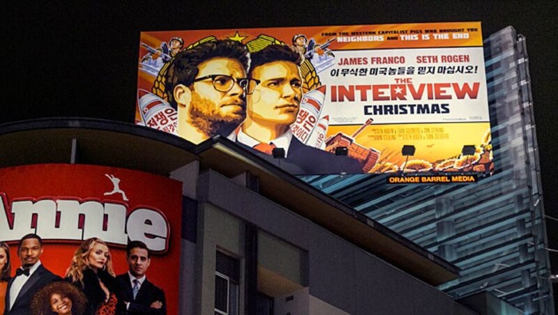 Der Satirestreifen "The Interview" entfesselte 2014 Nordkoreas Zorn über Sony Pictures. (Bild: AP)