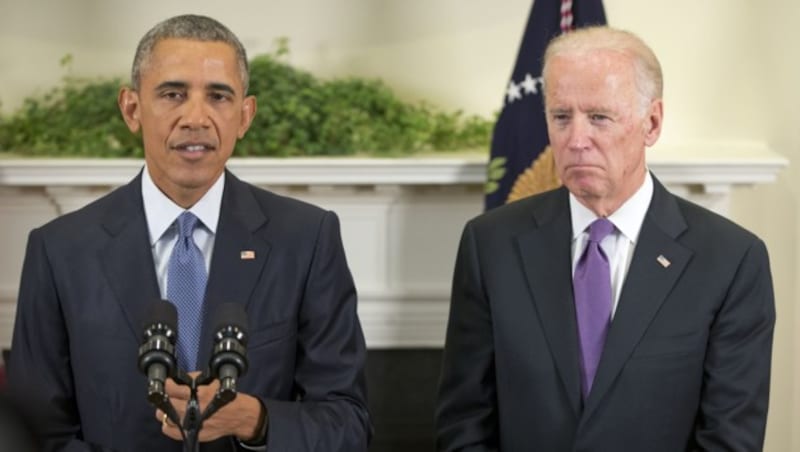 Obama und Biden (Bild: AP)