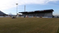 Um die Grödiger Arena langfristig nutzbar zu machen, wird an einem Gesamtkonzept gefeilt. (Bild: Andreas Tröster)