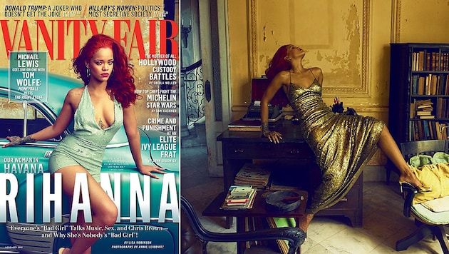 Rihanna ist das Cover-Girl der aktuellen "Vanity Fair". (Bild: instagram.com/vanityfair)