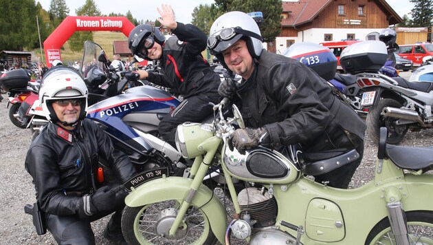 Aus ganz Kärnten kamen Biker zur Charity (Bild: Kronenzeitung)