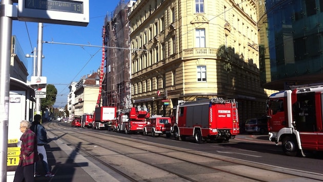 Bei der S-Bahn-Station Rennweg kam es zum Feuerwehreinsatz. (Bild: Kerstin Jagersbacher)