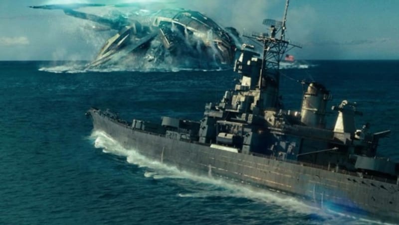 In "Battleship" starten die Aliens ihren Eroberungsfeldzug auf den Weltmeeren. (Bild: UIP)