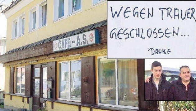 Das Café A.S. ist geschlossen, die Familie trauert in der Türkei um Ahmet S. (Bild: Gerhard Schiel)