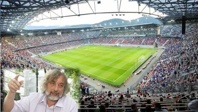 Frank Frey: "Es ist nicht die Schuld der Anrainer, dass das Stadion ein Schwarzbau ist!" (Bild: KK)