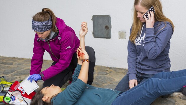 Erste Hilfe rettet Leben. In Kärnten bietet das Rote Kreuz nahezu wöchentlich Kurse an. (Bild: Österreichisches Rotes Kreuz (ÖRK)/Thomas Holly Kellner)