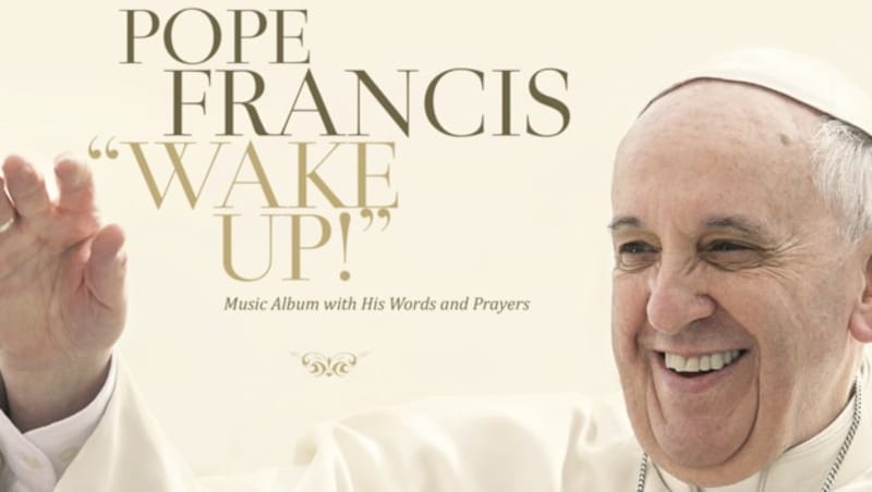 Die erste Single ("Wake Up! Go! Go! Forward!") aus dem Pop-Rock-Album von Papst Franziskus (Bild: AP)