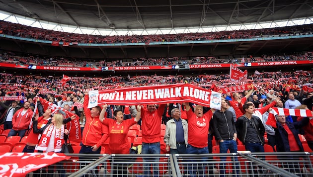 You‘ll Never Walk Alone - das ist der FC Liverpool. (Bild: GEPA)