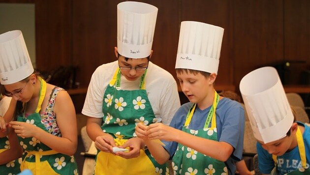 In Workshops bewiesen die Kinder ihre Kreativität. (Bild: Media Guide Events GmbH)