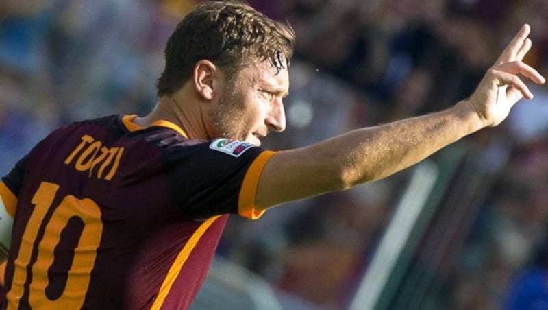 Francesco Totti, ewig junger â01E300erâ01C (Bild: APA/EPA/CLAUDIO PERI)