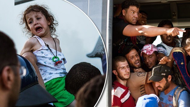 Kroatien ist mit dem Flüchtlingsstrom heillos überfordert. (Bild: AP)