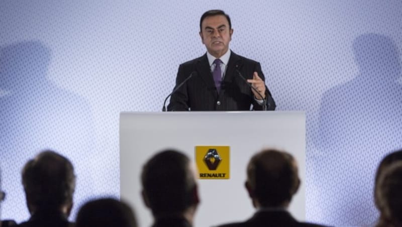 Carlos Ghosn (Bild: APA/EPA/IAN LANGSDON)