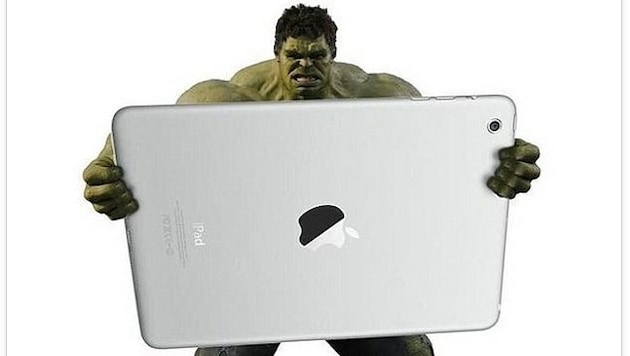 Hat schon ein iPad Pro: Der Hulk. (Bild: © Instagram/danworthingtondesign)
