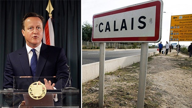 Premier David Cameron dürfte in Calais über keine besonders hohe Beliebtheit verfügen. (Bild: APA/EPA/ZOLTAN BALOGH, AP)