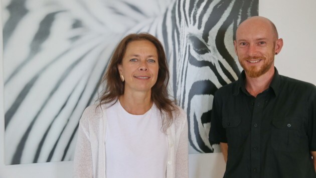 Alexandra Köck und Robert Konrad, Asyl-Experten von "Zebra" (Bild: Sepp Pail)