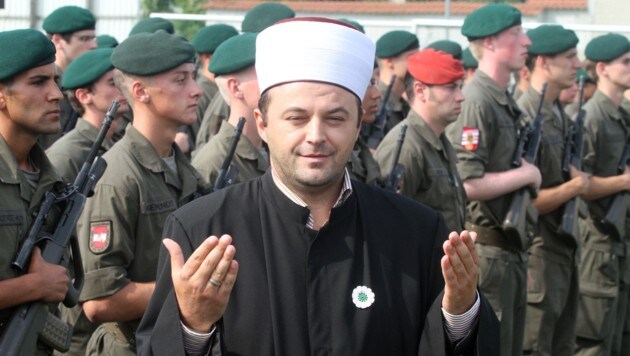 Abdulmedzid Sijamhodzic bei der Soldaten-Angelobung (Bild: Andi Schiel)