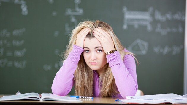 Gerade zu Schulschluss steigt der Stresspegel bei Schülern (Bild: contrastwerkstatt - Fotolia)
