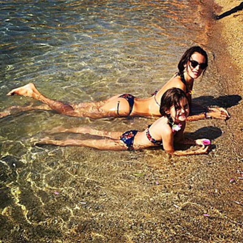 Alessandra Ambrosio mit Tochter Anja (Bild: instagram.com/alessandraambrosio)