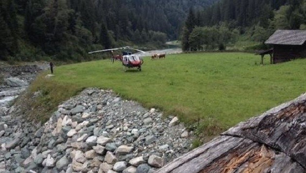 Die junge Urlauberin stürzte bei der Wanderung in den Hollersbach. (Bild: Bergrettung)
