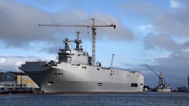 Nach langem Hin und Her steht es fest: Russland bekommt keine Mistral-Kriegsschiffe aus Frankreich. (Bild: APA/EPA/MARCUS BRANDT)