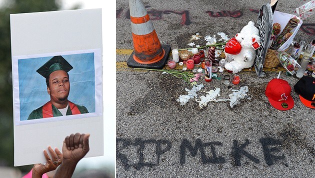Michael Brown wurde in Ferguson von einem Polizisten erschossen. Er war unbewaffnet. (Bild: APA/EPA/ROBERT RODRIGUEZ)