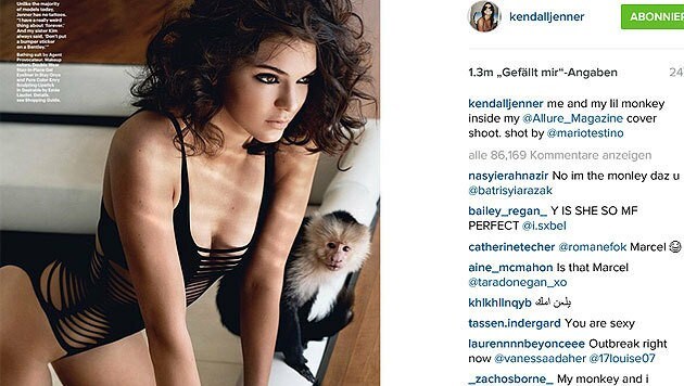 Ausgelöst hat den Hype Model Kendall Jenner, die schon im Jänner für Allure darin posierte. (Bild: instagram.com/kendalljenner)