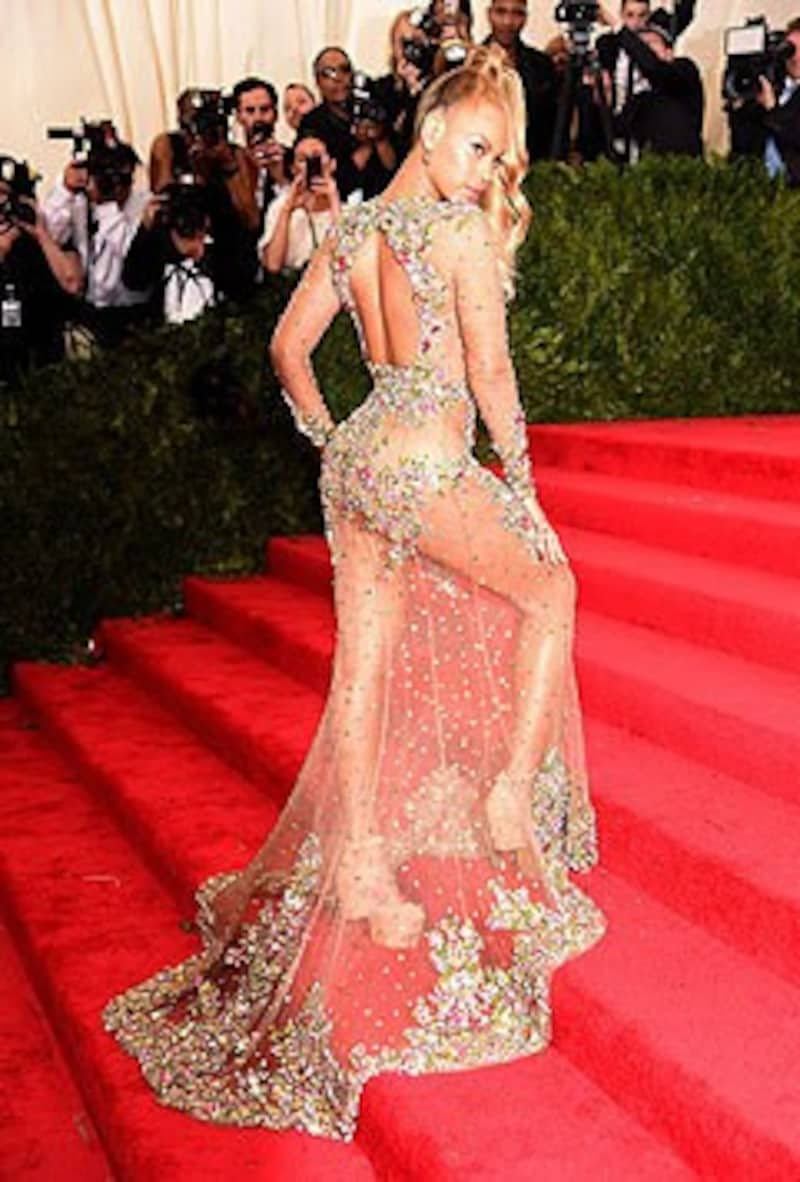 Heiße Einblicke am Red Carpet gewährt regelmäßig die Sängerin Beyonce. (Bild: AFP)