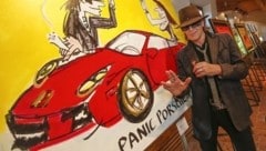 Udo Lindenberg eröffnete seine Ausstellung im Schloss Fuschl. (Bild: Markus Tschepp)