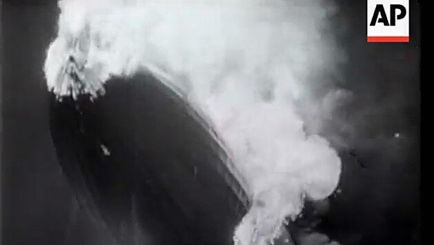 Die Hindenburg-Katastrophe ist nur eines von vielen historischen Ereignissen im AP-Archiv. (Bild: YouTube.com/British Movietone)