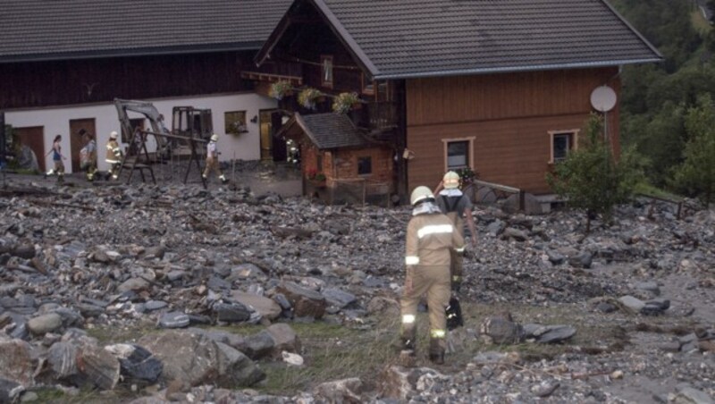 Murenabgang im Salzburger Rauristal (Bild: APA/MARKUS WINKLER/AIRCLICK)