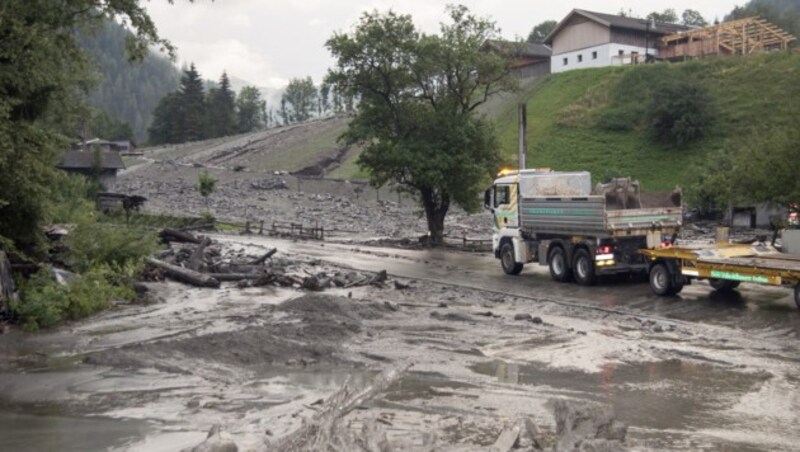 Murenabgang im Salzburger Rauristal (Bild: APA/MARKUS WINKLER/AIRCLICK)