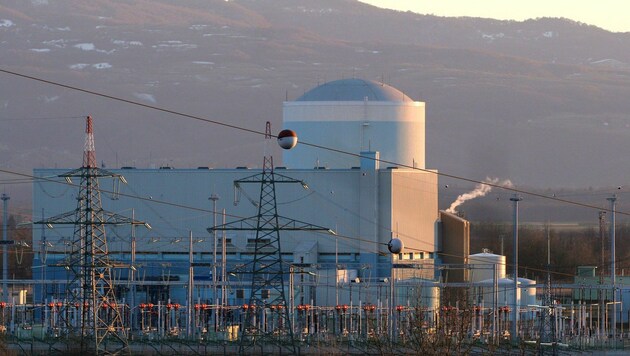Das Atomkraftwerk Krsko in Slowenien liegt nur 110 Kilometer von Österreichs Grenze entfernt. (Bild: APA/EPA/STRINGER)