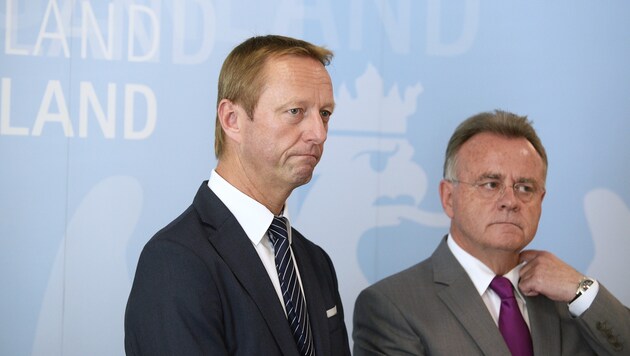 FP-Chef Johann Tschürtz (links) (Bild: APA/ROBERT JAEGER)
