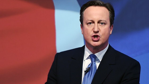 Der britische Premier David Cameron kämpft mit der großen EU-Skepsis in seinem Land. (Bild: APA/EPA/ANDY RAIN)