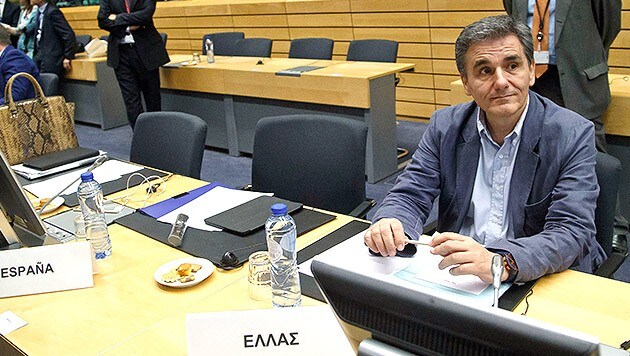 Der neue griechische Finanzminister Efklidis Tsakalotos (Bild: AP)