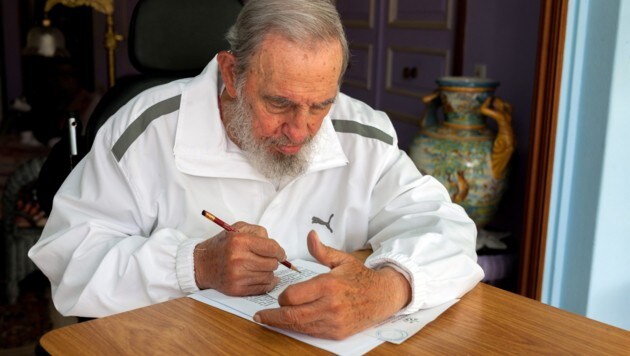 "Ihr Land ruft bei den Völkern Lateinamerikas Bewunderung hervor": Kubas Ex-Präsident Fidel Castro (Bild: APA/EPA/Cubdebate/Estudios Revolucion/HANDOUT)