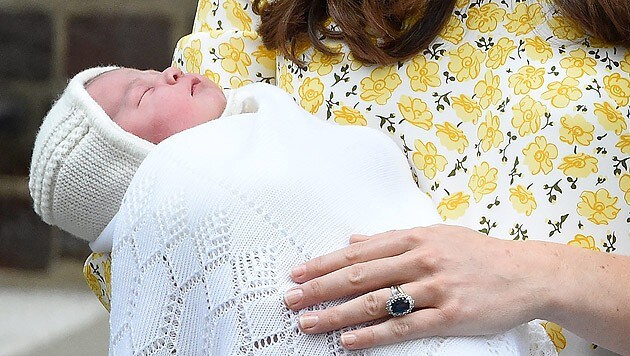 Süß: Prinzessin Charlotte (Bild: AP)