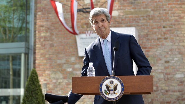Außenminister John Kerry in Wien (Bild: APA/HANS PUNZ)