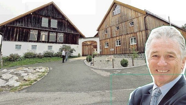 Im noblen Sportbauernhof in Waldzell (OÖ) hatte Ex-Boss Karner auch eine Wohnung. (Bild: Markus Tschepp)