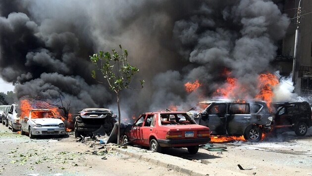 Ägypten wird derzeit von einer heftigen Terrorwelle erschüttert. (Bild: APA/EPA/HATEM SAFWAT)