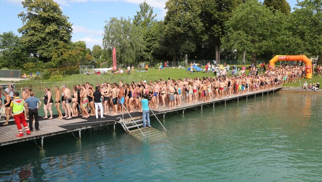 Schwimmen statt Baden: "Krone" und ORF sind mit dabei! (Bild: Kronenzeitung)