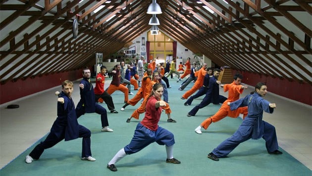 So wird im Wiener Shaolin Tempel trainiert. (Bild: Shaolin Tempel Wien)