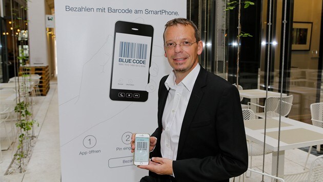 Michael Suitner ist der Erfinder der Bezahl-App Blue Code. (Bild: Secure Payment Technologies GmbH/APA-Fotoservice/Tanzer)