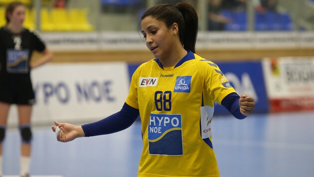 Hypo-Flügelspielerin Mariana Costa (Bild: GEPA)