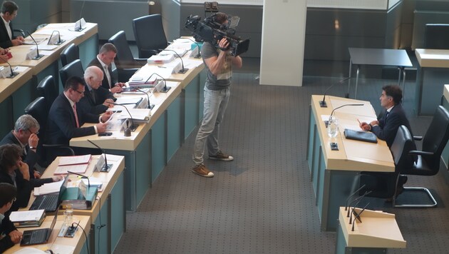 Tschabuschnig vor U-Ausschuss: "Kein Auftrag von der Politik." (Bild: Thomas Leitner)