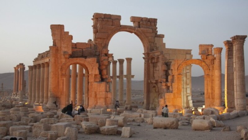 Aufnahme von der historischen Stadt Palmyra aus dem Jahr 2010 (Bild: APA/EPA/YOUSSEF BADAWI)