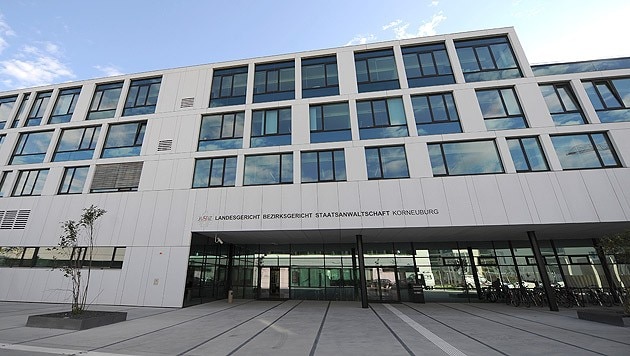 Das Landesgericht in Korneuburg (Bild: APA/HELMUT FOHRINGER)
