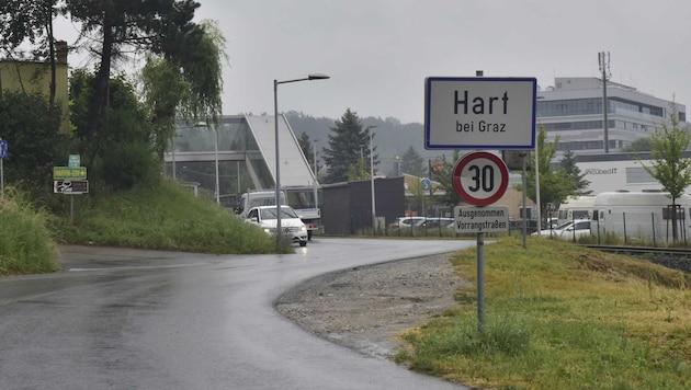 Das Wetter passt zur Stimmung: Hart bei Graz galt als wohlhabend, ist es aber nicht... (Bild: Foto Ricardo; Richard Heintz 8010 A-Graz)